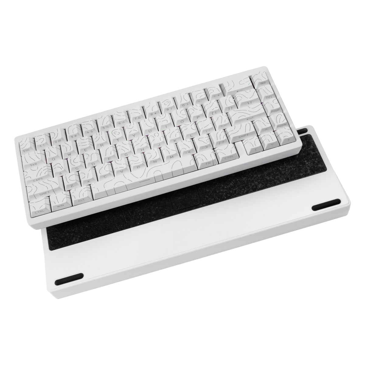 65-key aluminum tri-mode mechanical keyboard – view 4