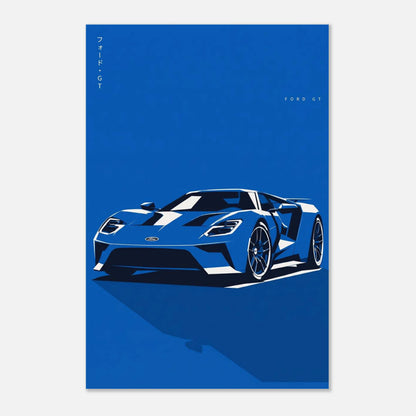 Ford GT matte paper poster – view 5