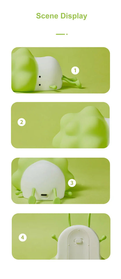 USB Rechargeable Cabbage Night Light
