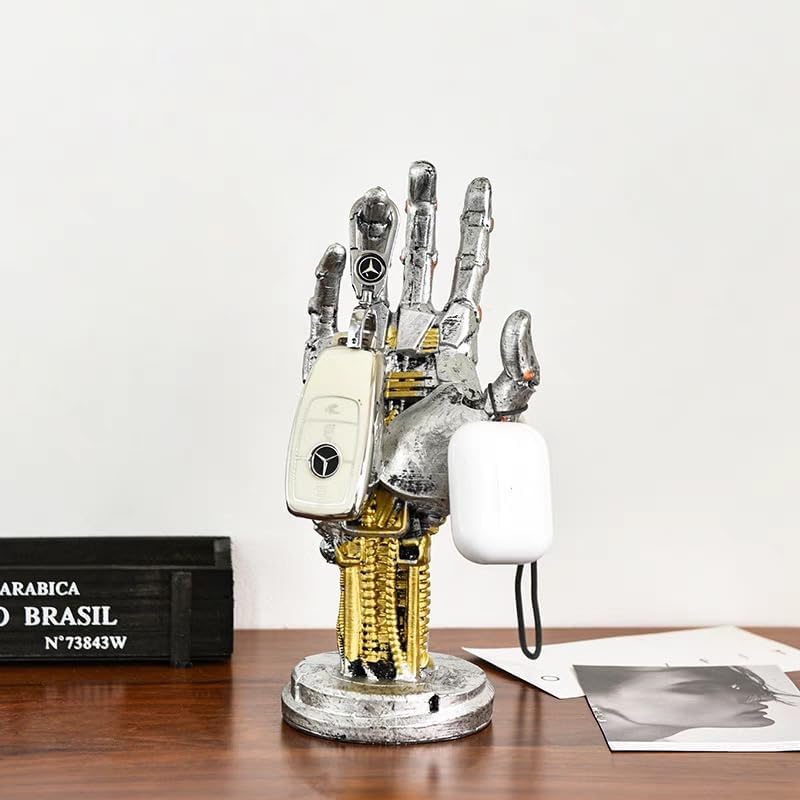 Mechanical hand controller and headset stand – view 6