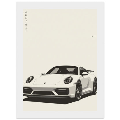 911 wooden framed matte poster – view 8