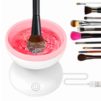 USB Makeup Brush Cleaner - Portable Electric Cosmetic Brush Cleaning Tool