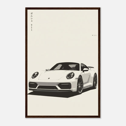 911 wooden framed matte poster – view 10