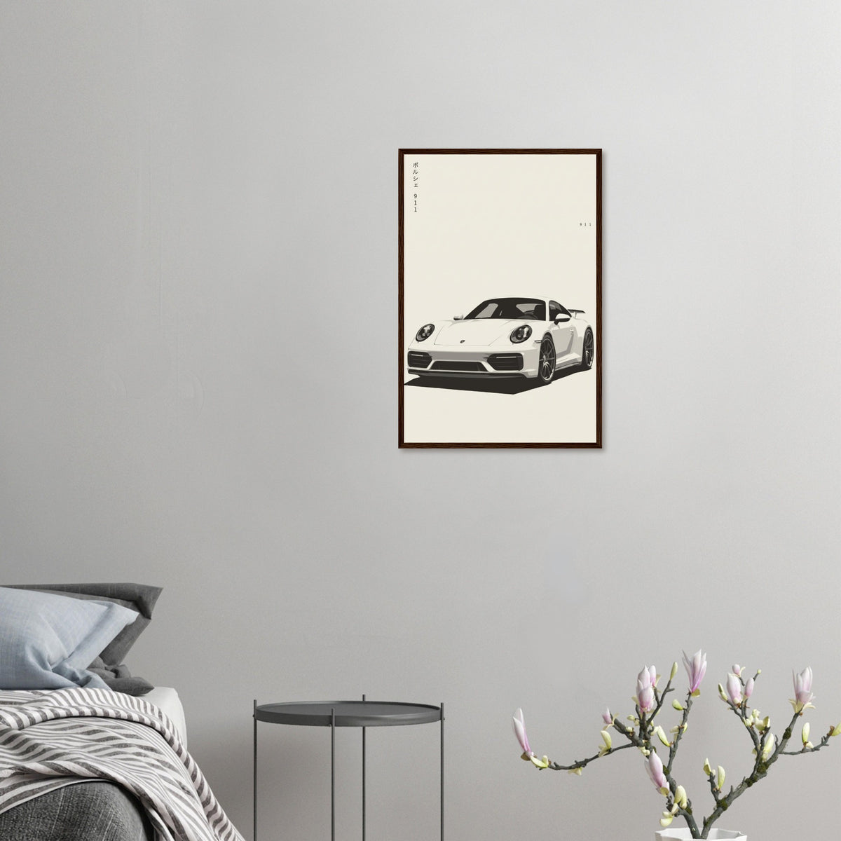 911 wooden framed matte poster – view 11