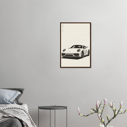 911 wooden framed matte poster – view 11