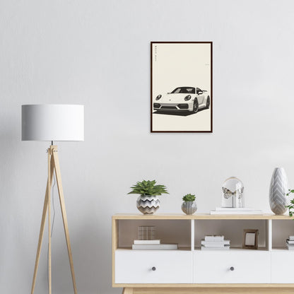 911 wooden framed matte poster – view 9