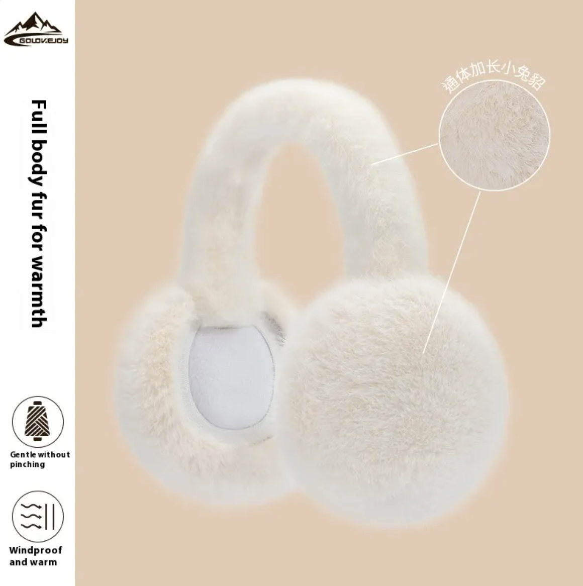 Foldable Plush Warm Earmuffs