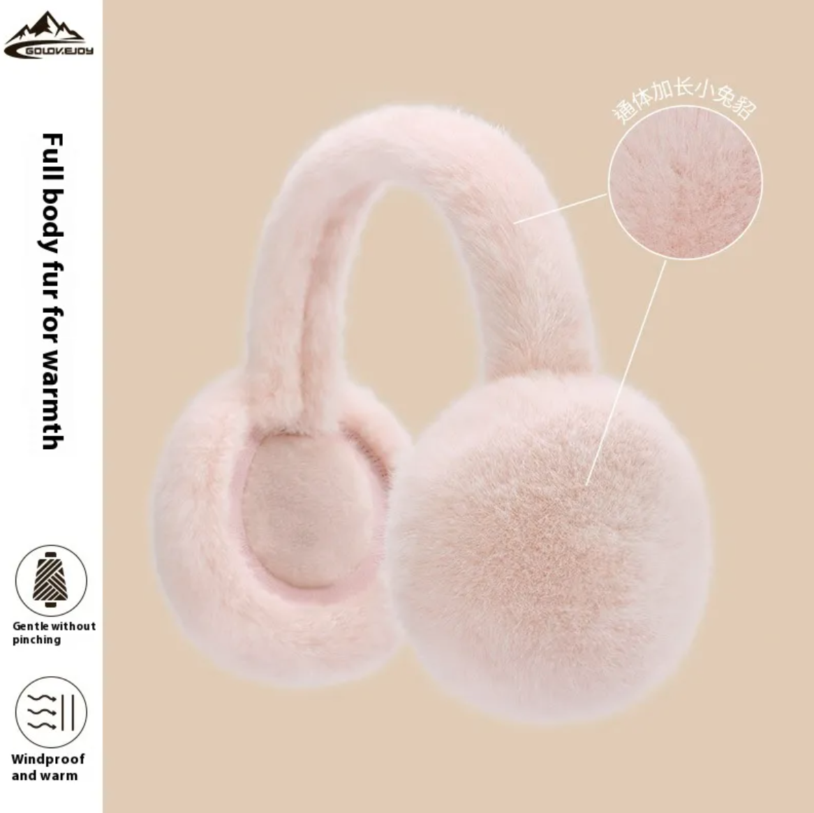 Foldable Plush Warm Earmuffs