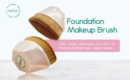 Foundation Makeup Brush - Synthetic Bristle Face Brush for Liquid & Cream Foundation