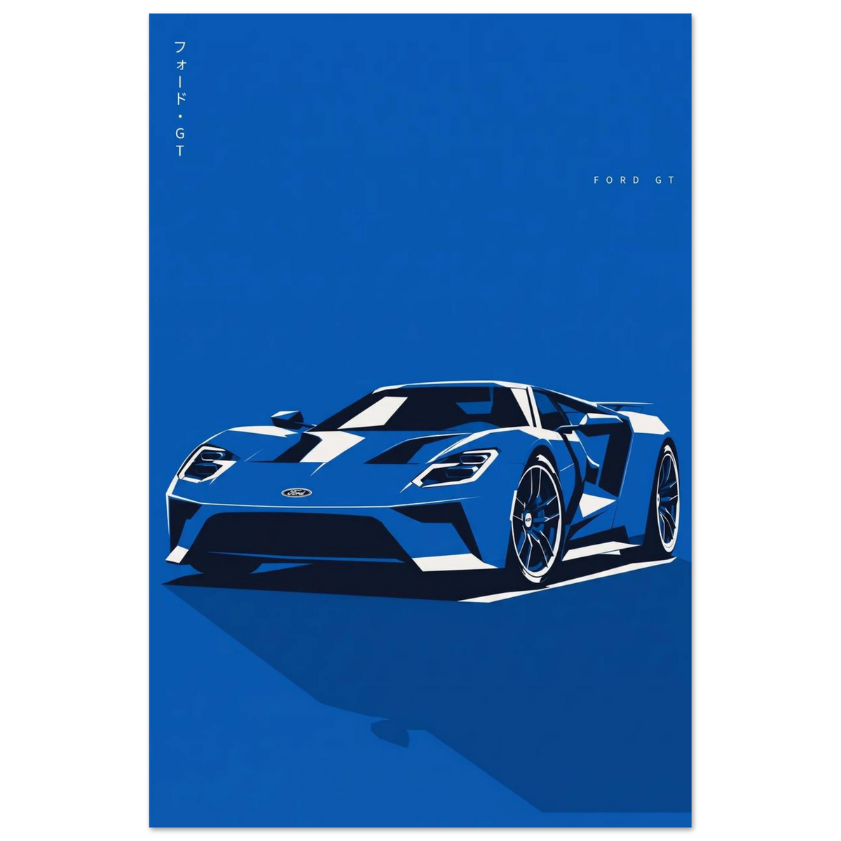 Ford GT matte paper poster – view 1