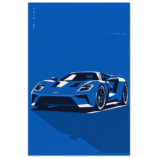 Ford GT matte paper poster – view 1