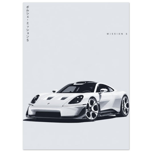 Mission S matte paper poster – view 2