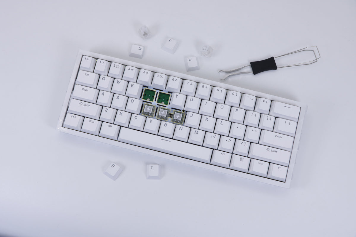 NJ61 hollow-design mechanical keyboard – view 1