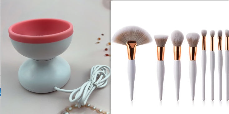 USB Makeup Brush Cleaner - Portable Electric Cosmetic Brush Cleaning Tool