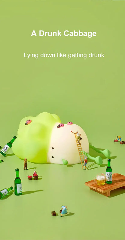 USB Rechargeable Cabbage Night Light