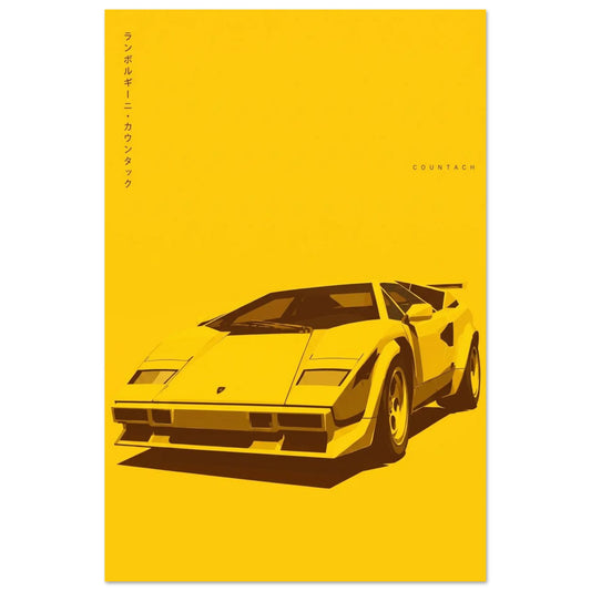 Countach matte paper poster – view 1