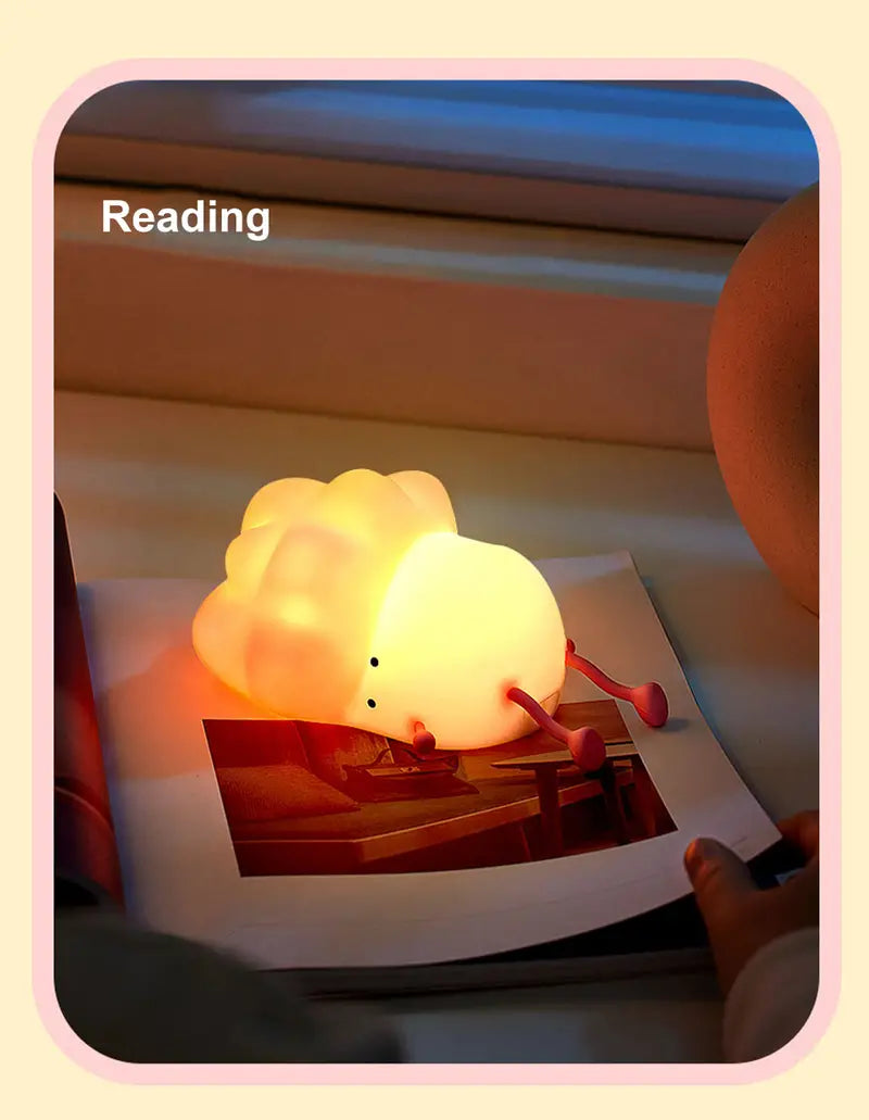 USB Rechargeable Cabbage Night Light