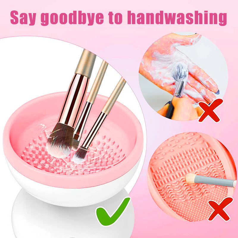 USB Makeup Brush Cleaner - Portable Electric Cosmetic Brush Cleaning Tool