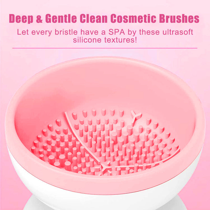 USB Makeup Brush Cleaner - Portable Electric Cosmetic Brush Cleaning Tool
