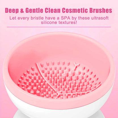 USB Makeup Brush Cleaner - Portable Electric Cosmetic Brush Cleaning Tool