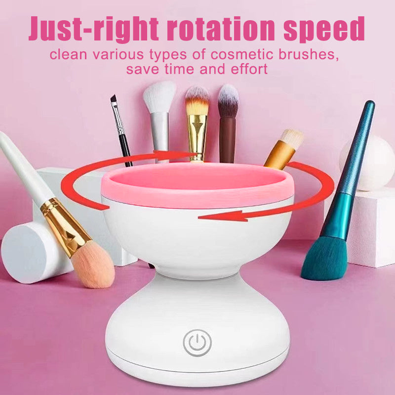 USB Makeup Brush Cleaner - Portable Electric Cosmetic Brush Cleaning Tool