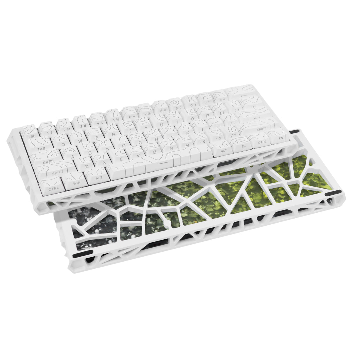 NJ61 hollow-design mechanical keyboard – view 7