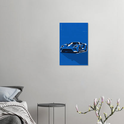 Ford GT matte paper poster – view 4