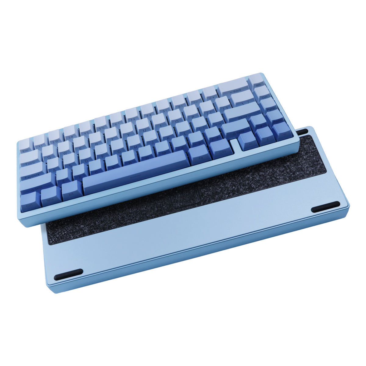65-key aluminum tri-mode mechanical keyboard – view 3