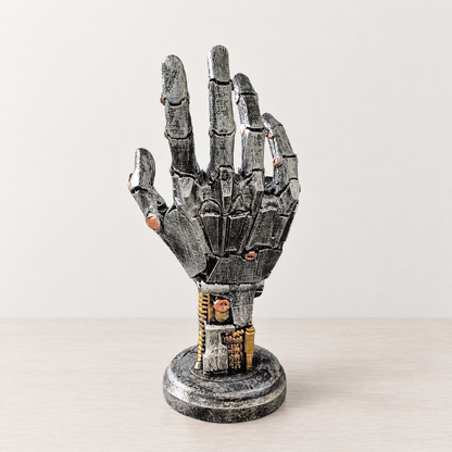 Mechanical hand controller and headset stand – view 4