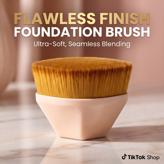 Foundation Makeup Brush - Synthetic Bristle Face Brush for Liquid & Cream Foundation